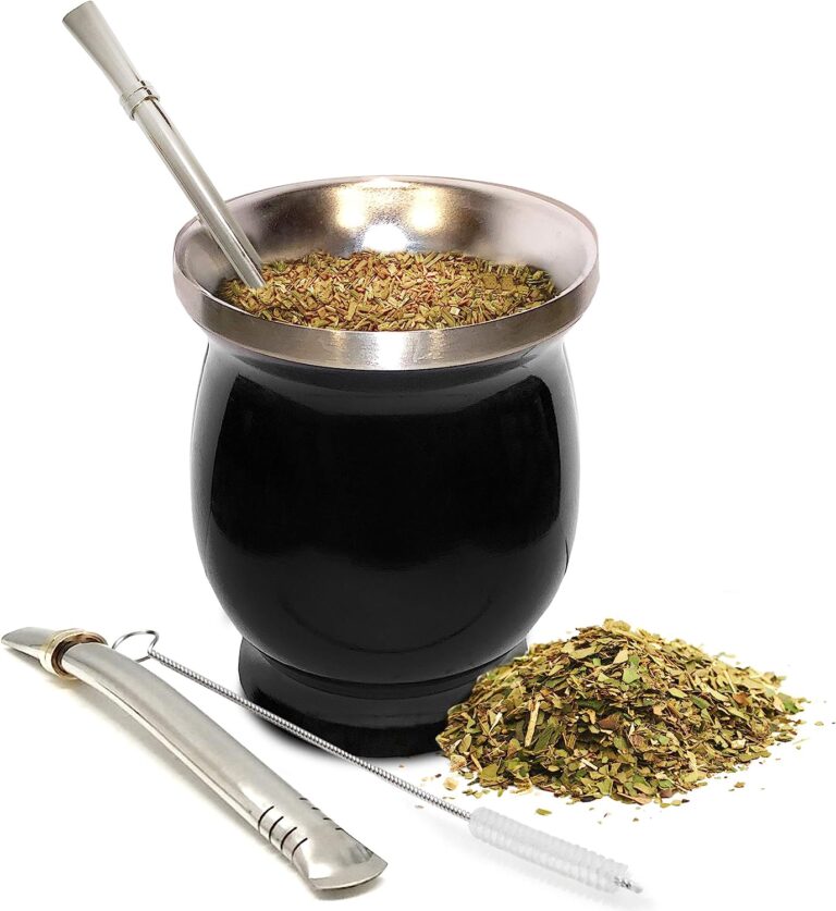 Yerba Mate Natural Gourd/Tea Cup Set