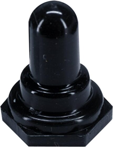 Paneltronics Toggle Switch Boot - 5/8" Hex Nut - Black